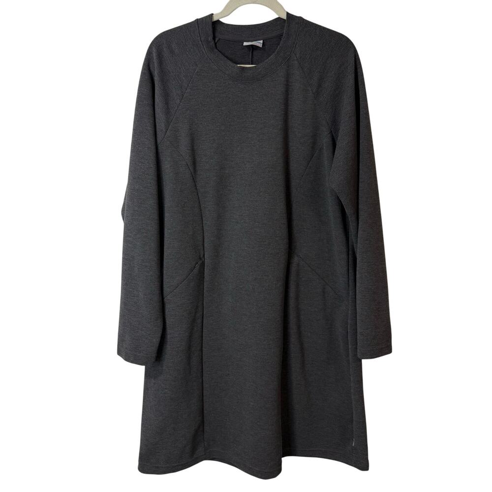 Columbia Women's Performance Ribbed Sweater‎ Dress Charcoal XXL